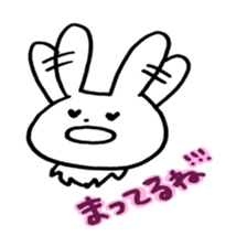 rabbit's piyon sticker #13806541