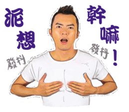 Warm Handsome Guy sticker #13806584