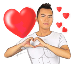 Warm Handsome Guy sticker #13806588