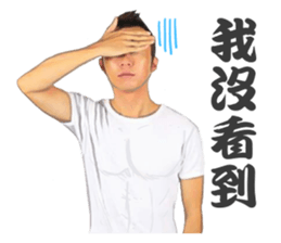 Warm Handsome Guy sticker #13806591