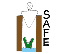 Inverted Triangle sticker #13807043