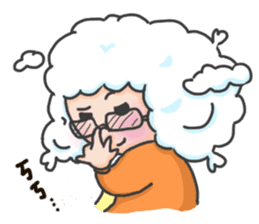 I am a cloudy, my name is Cloud! sticker #13807801