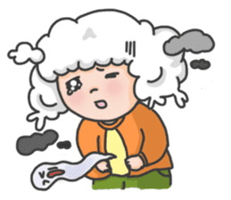 I am a cloudy, my name is Cloud! sticker #13807815