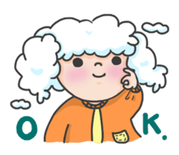 I am a cloudy, my name is Cloud! sticker #13807823