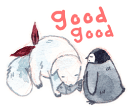 Penguin and His Fox sticker #13808038
