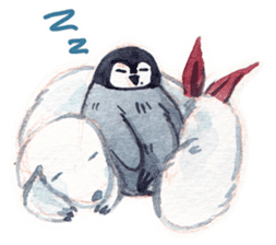 Penguin and His Fox sticker #13808042