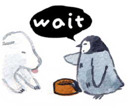 Penguin and His Fox sticker #13808046