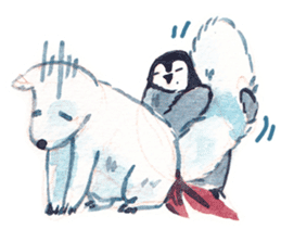 Penguin and His Fox sticker #13808056