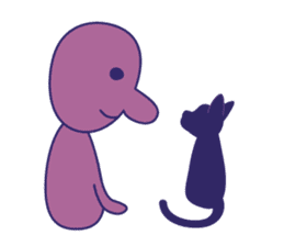 Simple Purple Man 3 sticker #13808694