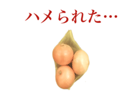 Vegitable saying something sticker #13808907