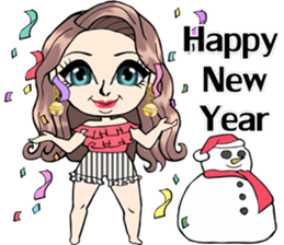 Happy new year(eng) sticker #13809181
