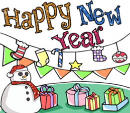 Happy new year(eng) sticker #13809182