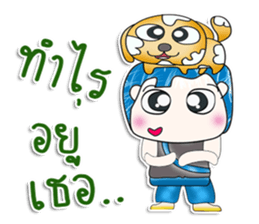 Mr. Fumio. Love dog.^_^ sticker #13809319
