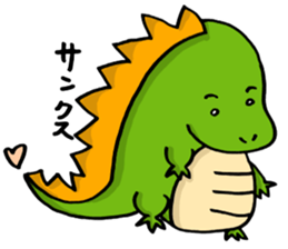 Sticker of dinosaur sticker #13809352