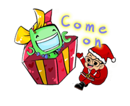 B & B Play Fun Christmas and New Year sticker #13810398