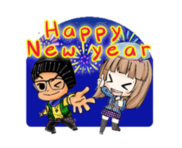 B & B Play Fun Christmas and New Year sticker #13810406