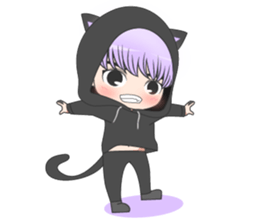 TY CAT sticker #13810632