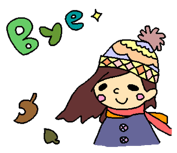 The mochizukis winter sticker sticker #13810865