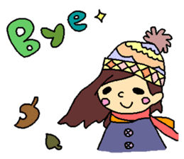 The mochizukis winter sticker sticker #13810865