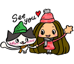 nobineko biyori(Winter ver.) sticker #13811109