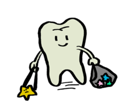 Mari's teeth 2 sticker #13811382