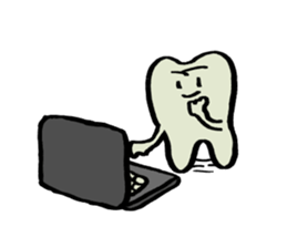 Mari's teeth 2 sticker #13811389