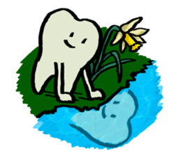 Mari's teeth 2 sticker #13811390