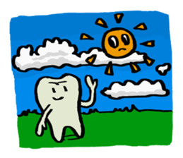 Mari's teeth 2 sticker #13811391