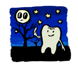 Mari's teeth 2 sticker #13811392