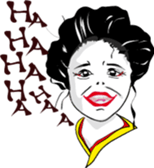 Japan traditional girl sticker #13812124