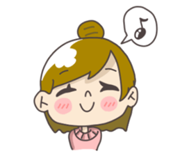 Japanese girl ori-chan sticker #13812176