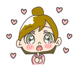 Japanese girl ori-chan sticker #13812178