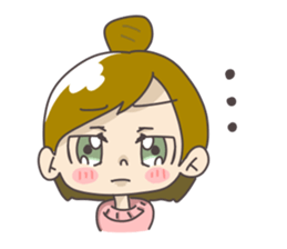 Japanese girl ori-chan sticker #13812183