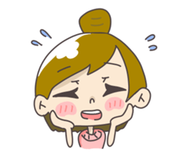 Japanese girl ori-chan sticker #13812184