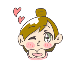 Japanese girl ori-chan sticker #13812186