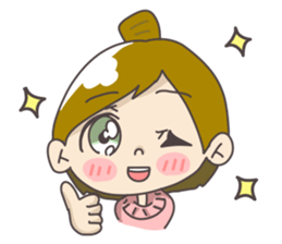 Japanese girl ori-chan sticker #13812187