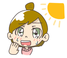 Japanese girl ori-chan sticker #13812190