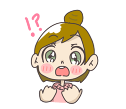 Japanese girl ori-chan sticker #13812194