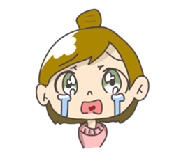 Japanese girl ori-chan sticker #13812196