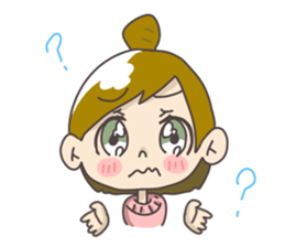 Japanese girl ori-chan sticker #13812197