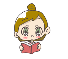 Japanese girl ori-chan sticker #13812199