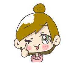 Japanese girl ori-chan sticker #13812200