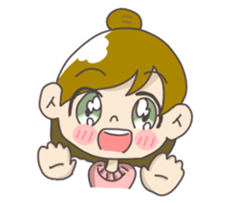 Japanese girl ori-chan sticker #13812204