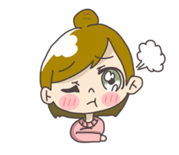 Japanese girl ori-chan sticker #13812211