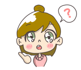 Japanese girl ori-chan sticker #13812212