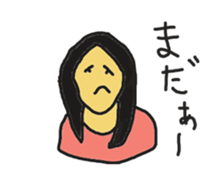 himana onna sticker #13812574