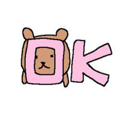 nyan and bear sticker #13812620