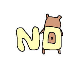 nyan and bear sticker #13812621