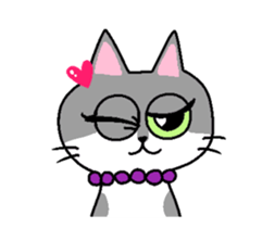 Funny cute useful cats animation sticker sticker #13813241