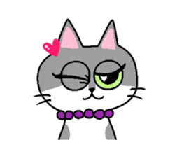 Funny cute useful cats animation sticker sticker #13813241